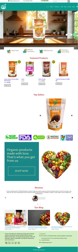 Jaunty Organics Digital Growth